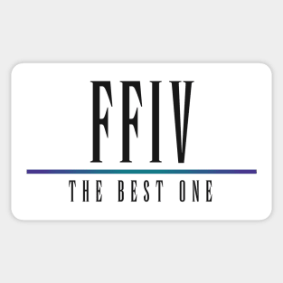 FFIV - The Best One Sticker